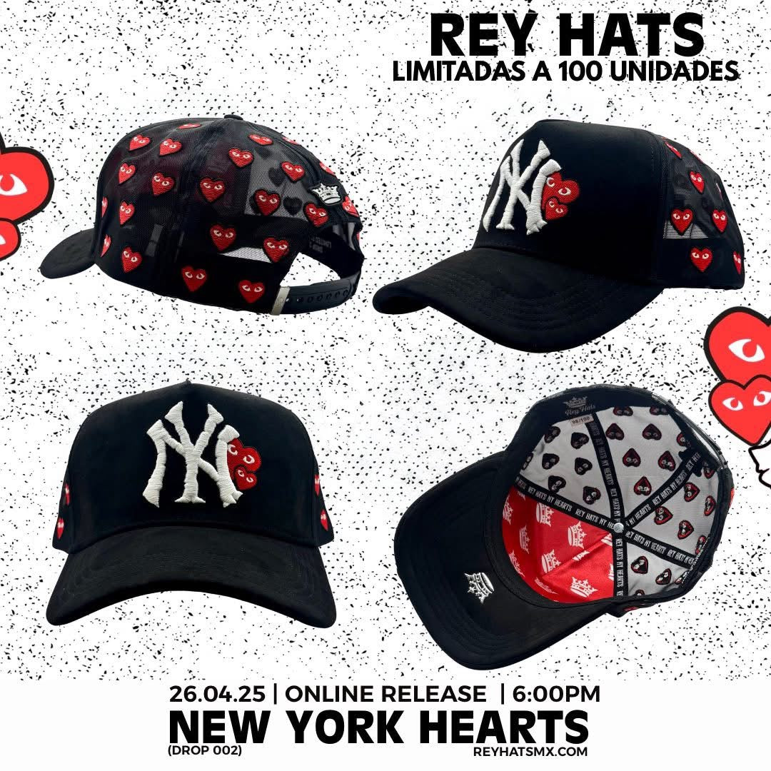Rey Hats "NY Hearts"